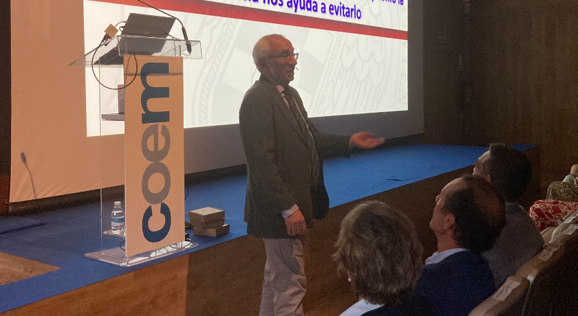 El Dr. De la Macorra clausuró el Ciclo Científico del COEM