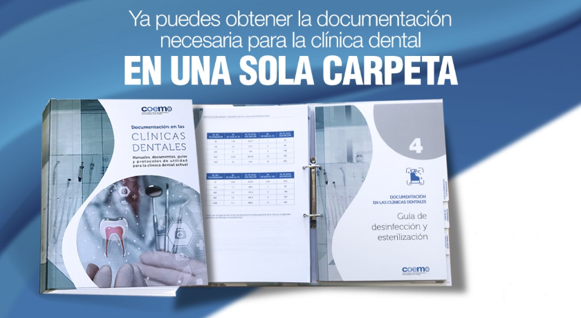 Carpeta recopilatoria con la documentación necesaria para la clínica dental