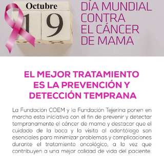 19 de octubre: Día Mundial contra el Cáncer de Mama